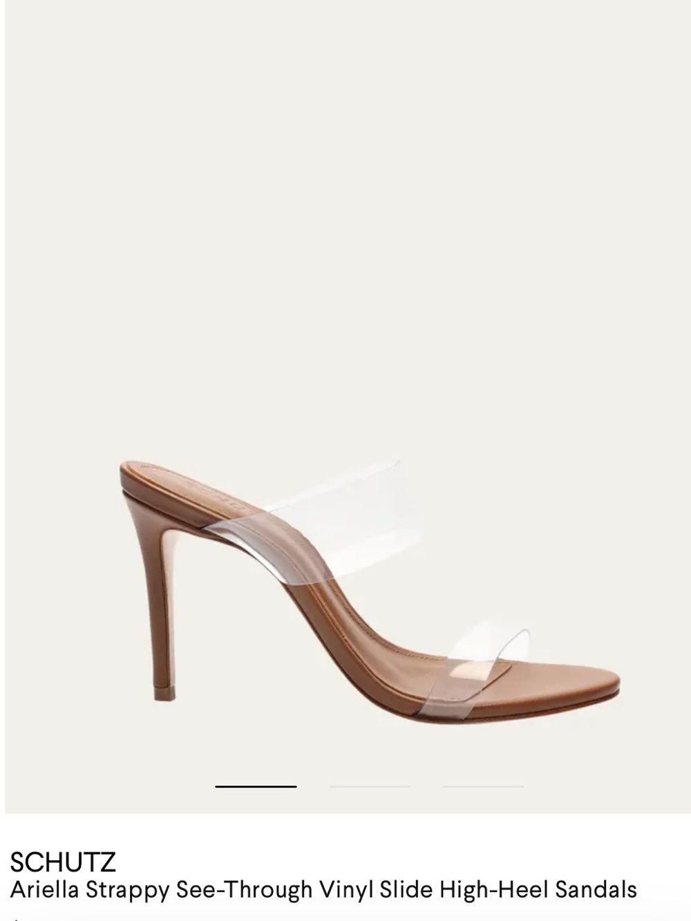 SCHUTZ ARIELLA LEATHER SANDAL